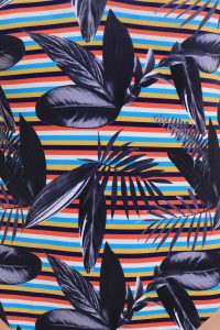 Plumeria Stripes
