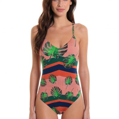 One-Piece Swimsuit São Conrado Ocean Jungle
